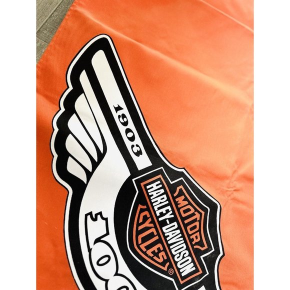 Harley-Davidson very rare 100th Anniversary Dealer Banner flag & Tablecloth 54" - Picture 7 of 10